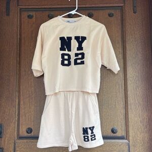 Zara Cream NY 82 Two-Piece Set size S, M
